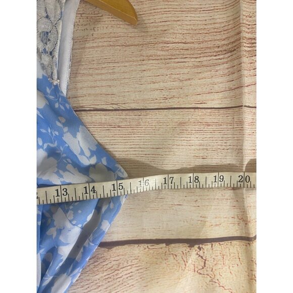 Disney Alice Through The Looking Glass Blue Lace Floral Dress - Medium - Picture 9 of 16